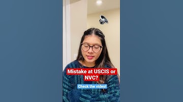 How to correct mistake at USCIS or NVC. #short #greencard #usimmigration