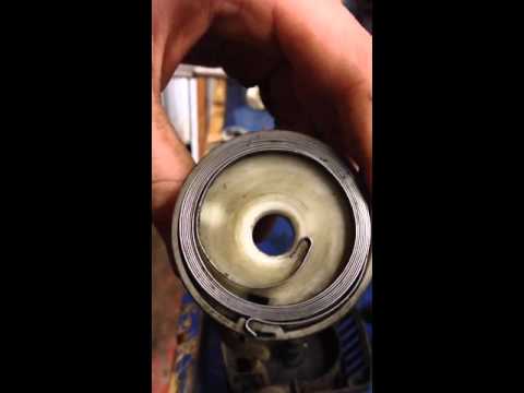 How to recoil a 1/5 pull start