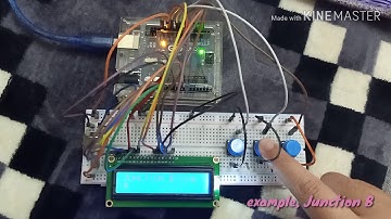 Smart traffic light using LCD Display