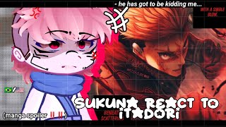 •|Sukuna react to Yuji Itadori (Manga Spoilers‼️)|•// GACHA CLUB 🇧🇷/🇺🇸