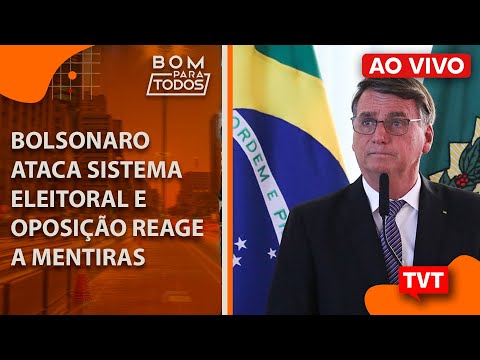 AO VIVO Bolsonaro ataca sistema eleitoral a embaixadores e oposição reage a mentiras