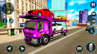 Game Transportasi Truk Muatan Mobil Mobilan - Simulator Mobil Truk Trailer - Android Gameplay screenshot 5