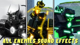 All Enemies Sound Effects | Tower Blitz