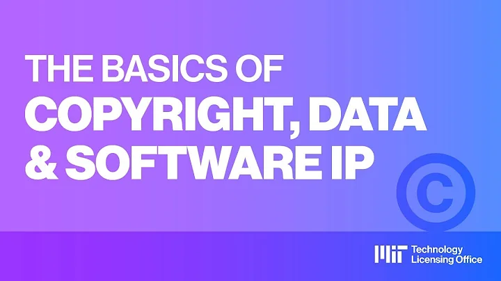 Basics of Copyright, Data and Software Intellectual Property - DayDayNews