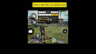 🔥 Poco M6 Pro 5G Best Sensitivity Settings | Free Fire MAX Sensi HUD