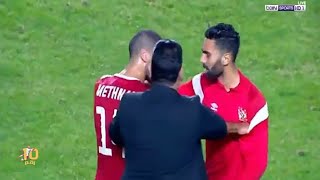 خناقة لاعبي الاهلي مع لاعبي النجم الساحلي التونسي و الحكم عقب مباراة الفريقين في دوري ابطال افريقيا