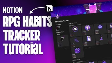 How to setup Notion RPG Habits tracker template (answering most conman questions)