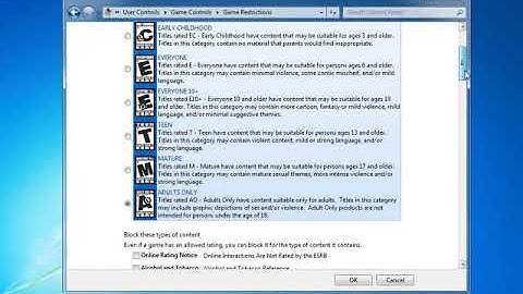 Windows 7   Parental Controls