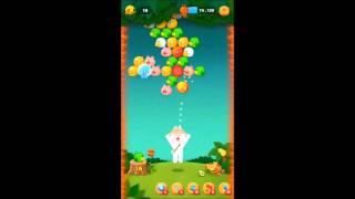 LINE バブル2　STAGE 297　黄金コニー　アイテムあり　×1.5　Golden Cony　LINE BUBBLE 2