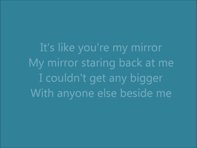 Justin Timberlake - Mirrors (Radio-edit) Lyrics