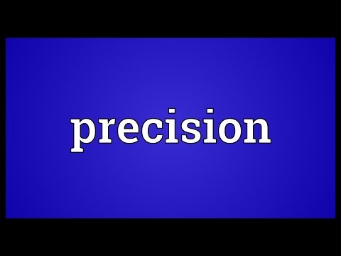 Precision Meaning