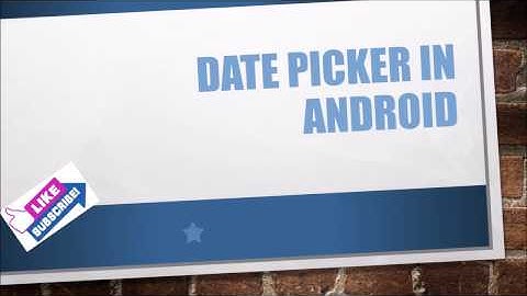 Android Example 1 : Easy way to retrieve date from DatePicker from user