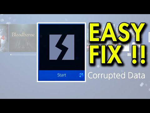 HOW TO FIX PS4 CORRUPTED DATA ERROR [Solved✔️]