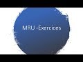 Mru  exercices