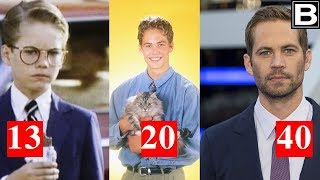 Famous Paul Walker Transformation  | From 1 to 40 Years Old Net Worth
