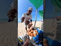 Fresh coconut water, straight from the source. 🥥🌴 Cuba at its best.
