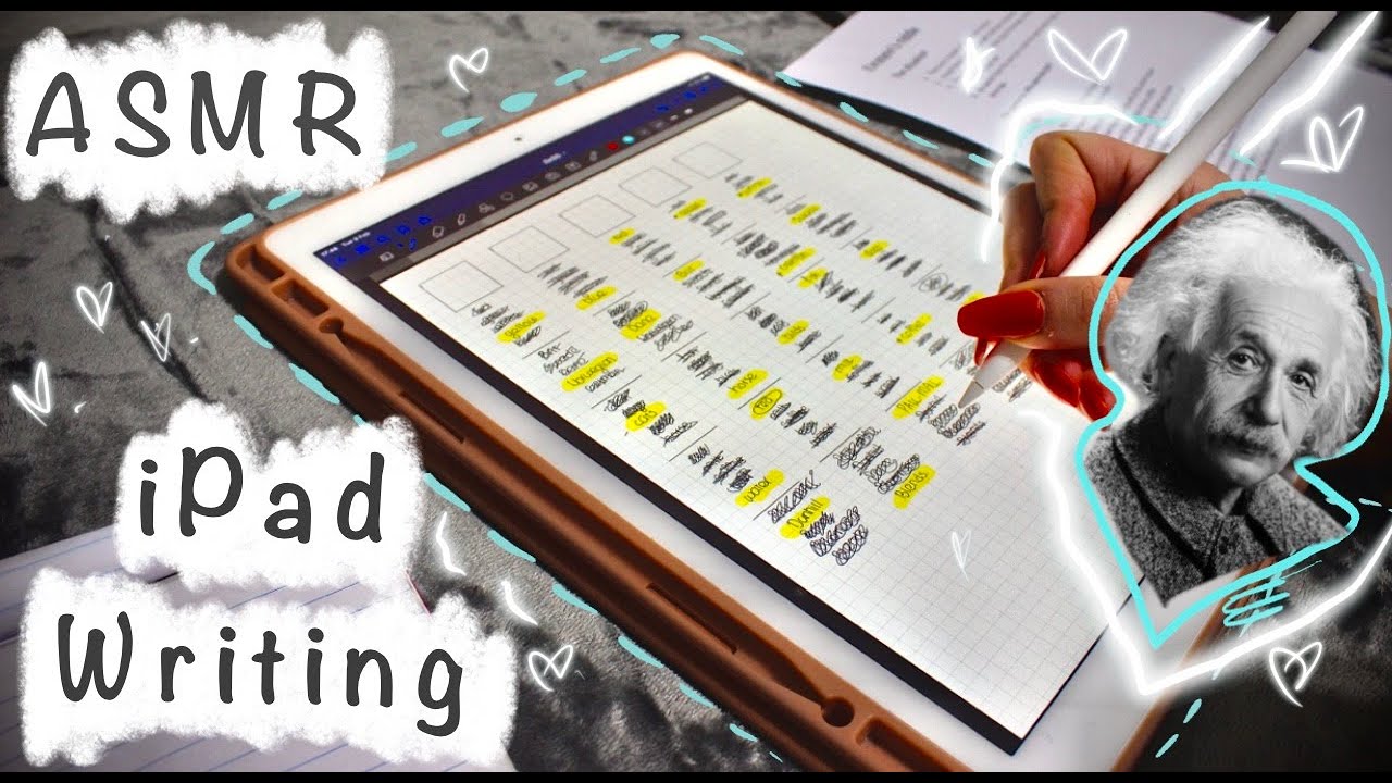 ASMR - Solving Einstein's Riddle - iPad Writing Sounds - Pure ...