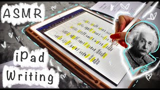 ASMR - Solving Einstein's Riddle - iPad Writing Sounds - Pure Whispering