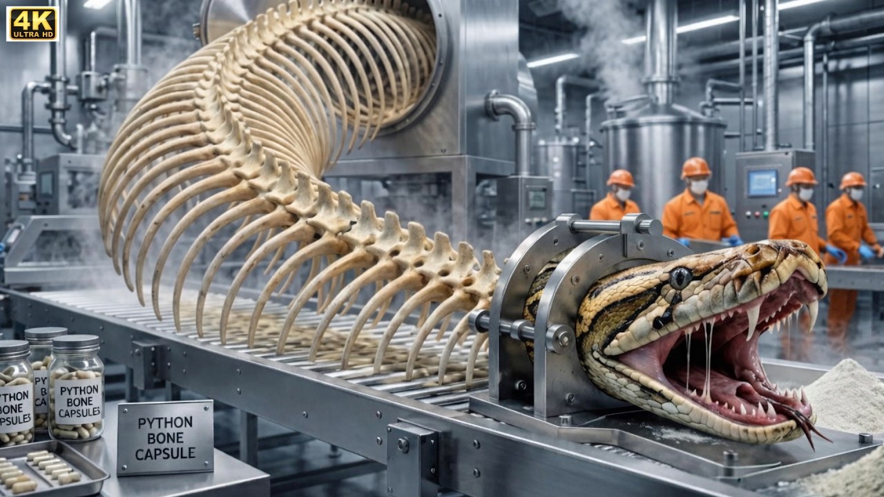 😱 How Millions of Snakes Are Processed in Modern Factories - YouTube
