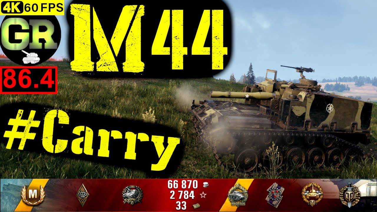 86_World of Tanks M44 WoT Replay - 9 Kills 2.4K DMG(Patch 1.5.0)
