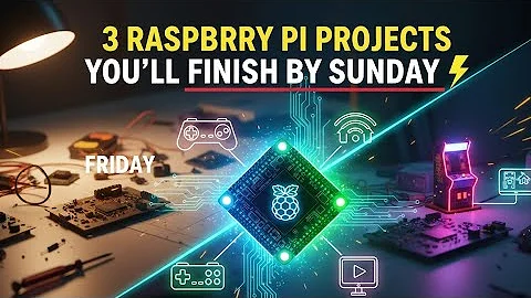 3 Raspberry Pi Projects You Can Build This Weekend 🔧 (Retro Games, Smart Home & Media Server)