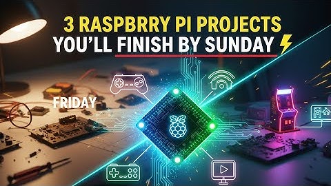 3 Raspberry Pi Projects You Can Build This Weekend 🔧 (Retro Games, Smart Home & Media Server)