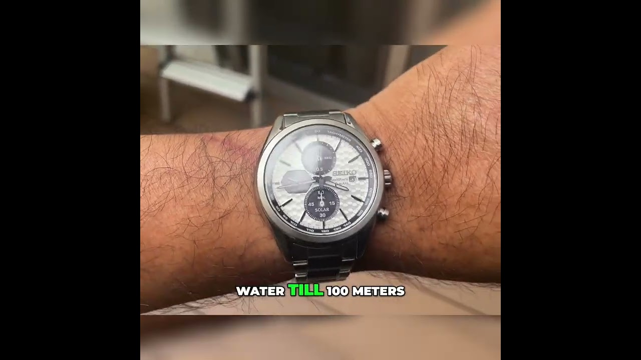 Seiko Solar Chronograph: Stunning Tech & Everyday Versatility