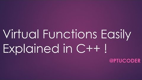 Program of Virtual function in C++ || What is Virtual function with suitable example||Question No.12