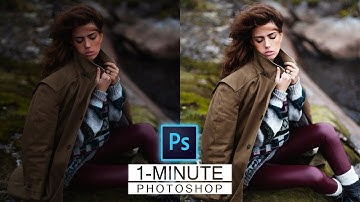 1-Minute Photoshop | Add These 2 Layers To Brighten Images in Photoshop + FREE Photoshop Action