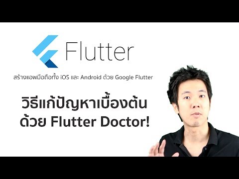 Google Flutter EP.2: วิธีการใช้งาน flutter doctor