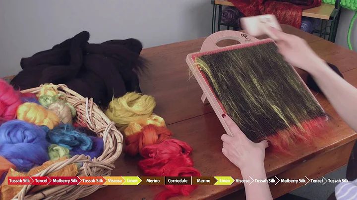 Making batts for felting  using the Ashford Blendi...