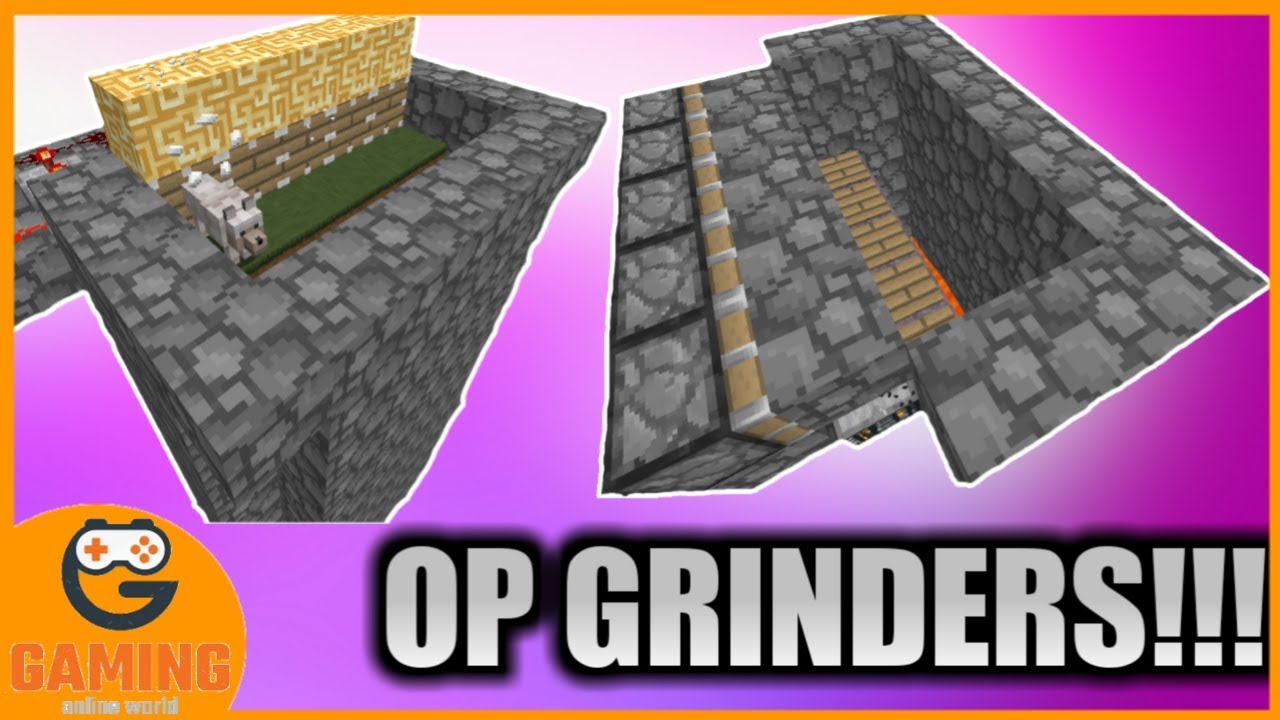 Minecraft *NEW* Skyblock Op Grinders On SkittleMC YouTube