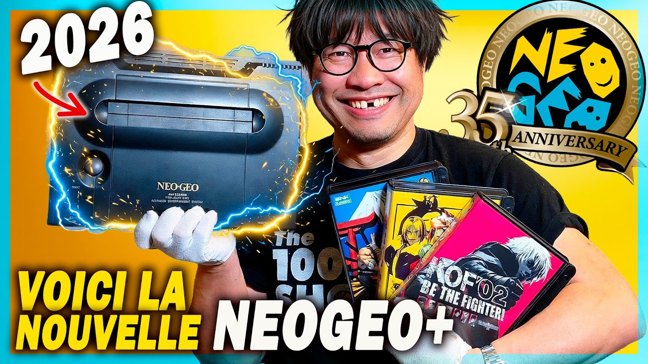 Voici la NEOGEO AES+ 2026 : un GAME CHANGER pour le Rétrogaming, la Rolls Royce des consoles par SNK