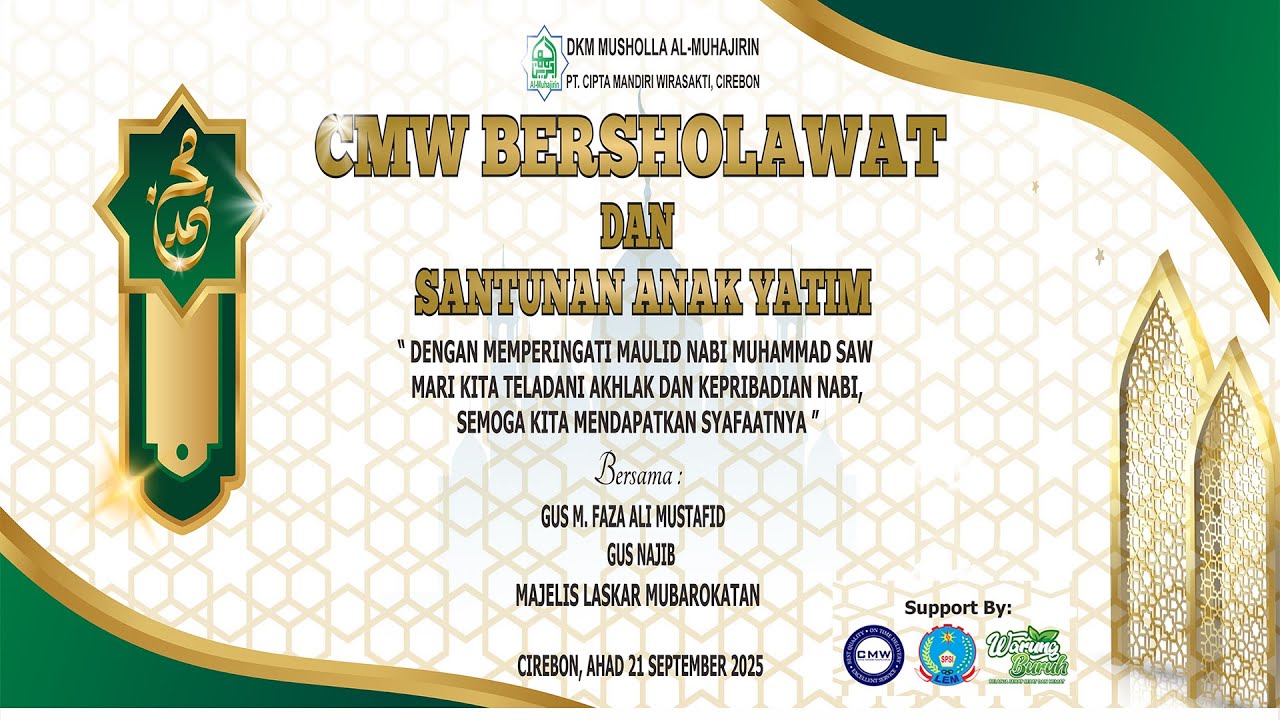 CMW BERSHOLAWAT 2025 - MINGGU 21, SEPTEMBER 2025 - BODESARI - PLUMBON - CIREBON