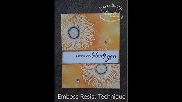 Emboss Resist technique