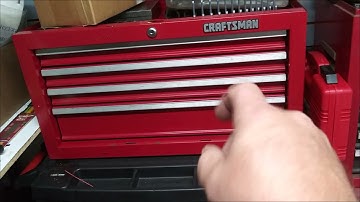 Craftsman Tool Box Drawer Repair.