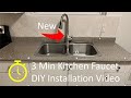 How to Install a Kitchen Faucet DIY with Moen Pull down Faucet and the Ridgid EZ Faucet Change Tool