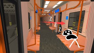 заснул в поезде метро skyrail и ...? | Игра skyrail #skyrail