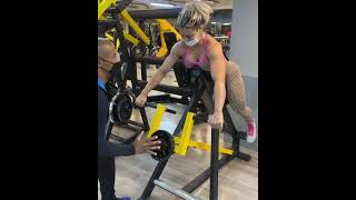 Vivi Winkler - Girl Back Workout With Fitness Trainer