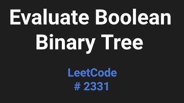 Evaluate Boolean Binary Tree - LeetCode 2331 - Java Solution