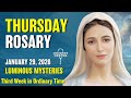 Thursday Rosary ❤️ Luminous Mysteries of the Rosary ❤️ January 29, 2026 VIRTUAL ROSARY
