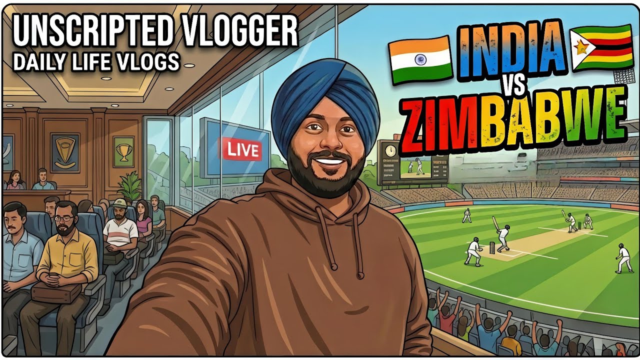 Daily Life Vlogs & India Vs Zimbabwe Unscripted Vlogger 