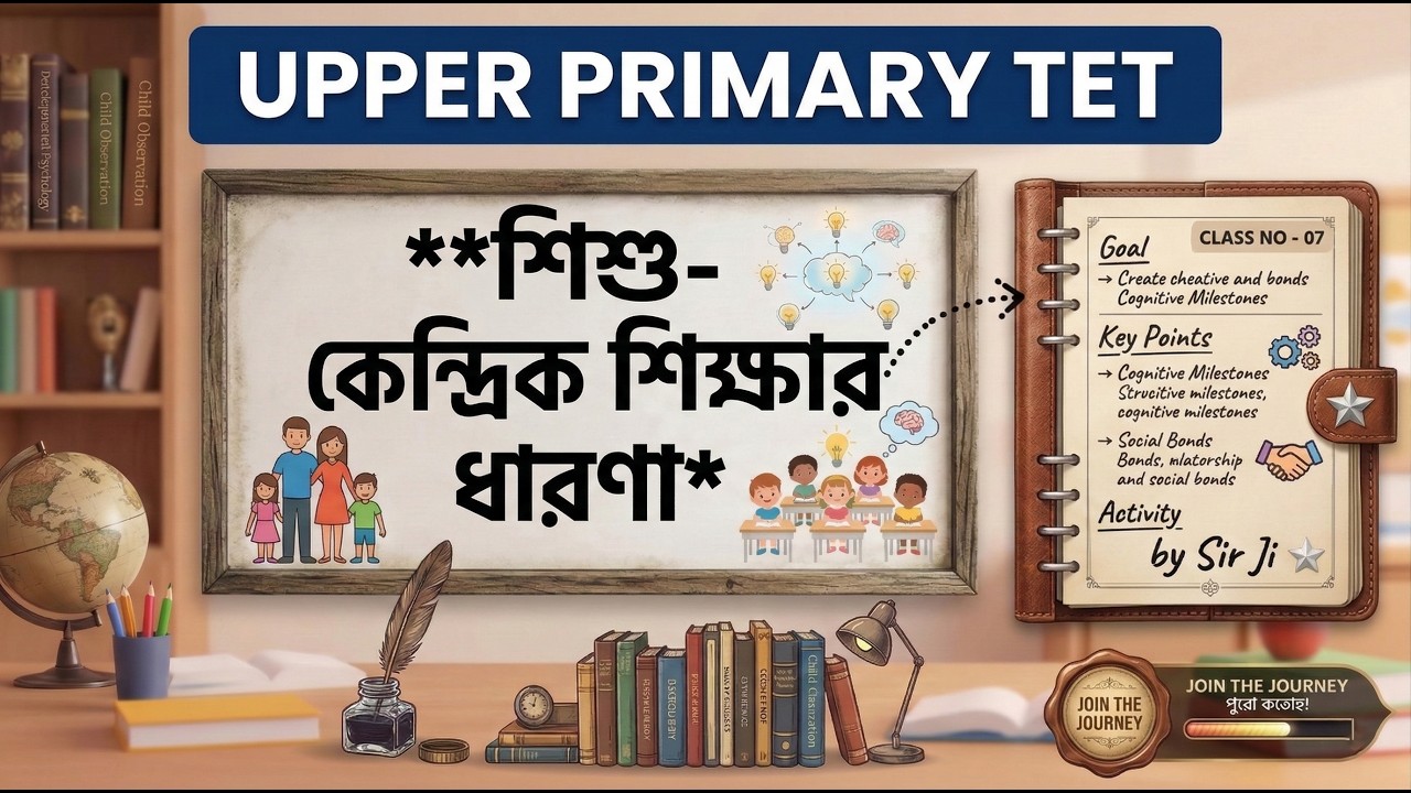 UPPER PRIMARY TET, শিশুকেন্দ্রিক শিক্ষার ধারণা