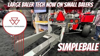 Large Baler Tech Now for Small Balers — SimplEbale from Massey Ferguson 🔻