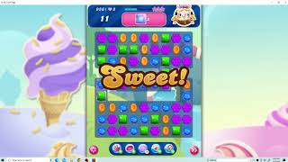 Smash Candy Crush Saga SUPER HARD Level 956 { LAST 2 JELLIES FORCED TO USE LOLLIPOP HAMMER } screenshot 5