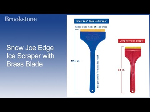 Snow Joe Edge Ice Scraper with Brass Blade