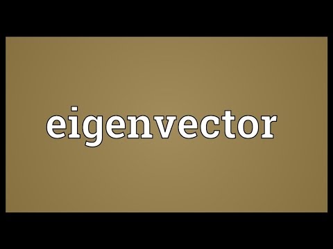 Header of eigenvector