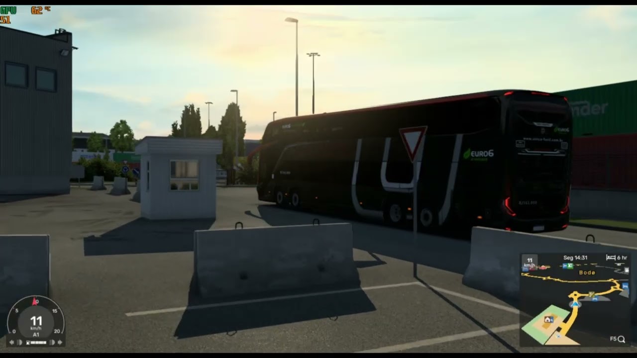 Dando uma aquecida no Marcopolo paradiso DD G8 , Mercedes Béns .ets2 1.58