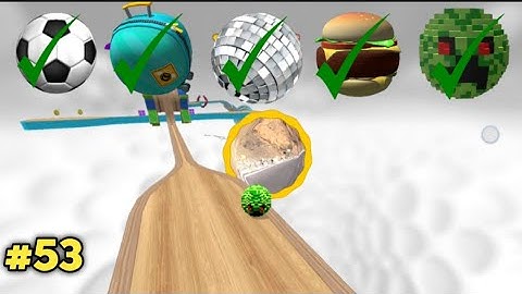 🏈Going Balls ; Super Speed Run Hard Walkthrough | Level 53 || los game || Arbaz Guru Gaming |