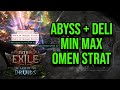 PoE 2 - How I Farm 400 Divines worth of Omens a day as a solo player - Endgame Abyss + Deli Strat